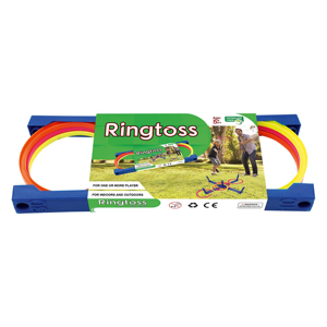 Jeu de lancer d'anneaux arc-en-ciel GISCO Factory Fun pour enfants de 3 à 6 ans, unisexe, taille standard, pour l'extérieur/l'intérieur, en plastique, sport - Product Image 3