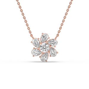 Pendentif en diamant rond brillant de 1,68 carat cultivé en laboratoire, or massif 14 carats, certifié IGI, cadeau de mariage ou de fiançailles - Product Image 1
