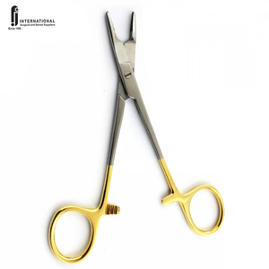 F.J.INTERNATIONAL Pinza Portaagujas Manual Olsen Hegar de Acero Inoxidable de Alta Calidad para Cirugía Veterinaria, Punta TC, CE - Product Image 6