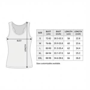 Camiseta sin mangas acanalada roja para mujer, ajustada, de algodón y elastano, con cuello redondo, para verano, uso casual, logotipo personalizado OEM - Product Image 6