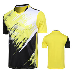 Camiseta de Voleibol Personalizada para Hombre, Cómoda, de Manga Corta, Transpirable, al por Mayor, de Poliéster, para Tenis de Mesa - Product Image 6
