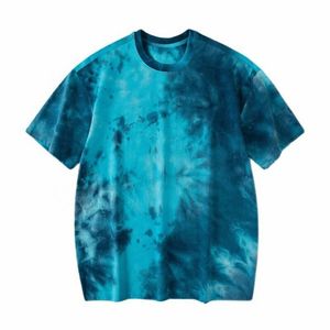 T-shirt tendance personnalisé en coton épais 100% délavé à l'acide, col rond, impression DTG, manches courtes, style hip-hop, vente en gros - Product Image 1