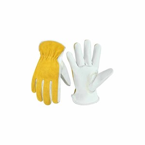 Gants de jardinage en cuir pour hommes, gants de travail utilitaires pour mécaniciens, construction, chauffeurs - Product Image 1