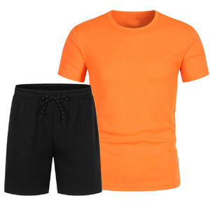 Camisetas de Verano para Hombre de Calidad Superior con Logotipo Personalizado Bordado e Impreso, Tejido de Rizo, Secado Rápido, Cuello Redondo, Conjuntos Personalizados - Product Image 2