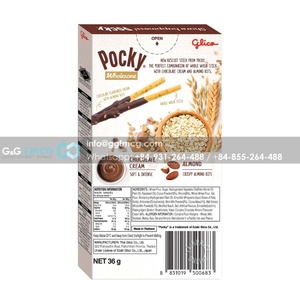 แท่งช็อคโกแลต Pocky 36g บิสกิตหลายรสชาติอัลมอนด์และช็อคโกแลตบิสกิตขนาด36กรัมขนมเอเชียที่แปลกใหม่ - Product Image 2