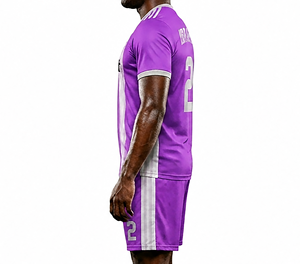 Uniforme de football unisexe de haute qualité, impression par transfert thermique, 100% polyester, couleurs personnalisées, entraînement sportif, vente en gros à bas prix - Product Image 4
