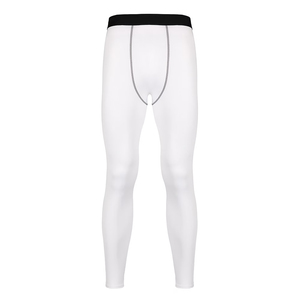 Customizable Men's Compression Leggings Quick Dry Solid Color Men's Workout Running Tights With Custom Brand Logo - Product Image 2
