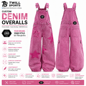 Customized Colors Breathable Women's Clothing Vintage <b>Jumpsuits</b> <b>Workout</b> <b>Jumpsuit</b> Sleeveless Crew Neck Women Jeans <b>Jumpsuits</b> - Product Image 4