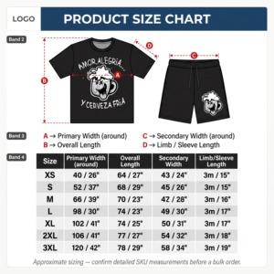 Custom Men's Plus Size Casual T-<b>Shirt</b> Set With Cartoon <b>Beer</b> Print O-Neck Short Sleeve Knitted Cotton Loose Fit - Product Image 5