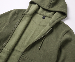 Men's Casual Full Zip <b>Hoodie</b> Soft Cotton Hooded Sweatshirt Long Sleeve <b>Lightweight</b> <b>Hoodie</b> for Daily Wear - Product Image 4