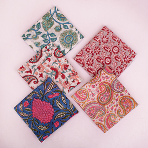 Handmade Cotton Multi-Colour Block Bandana Eco-Friendly <b>Tie</b> <b>Back</b> Head Stylish Unisex Square Scarf Organic Neck Band For Outdoor - Product Image 2