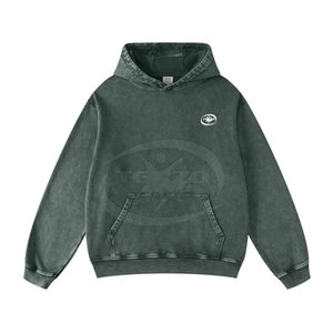 Dernier design, sweats à capuche 100% coton, effet délavé, fabriqués au Pakistan, style streetwear, prix de gros pour hommes, vente en ligne - Product Image 2