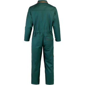 Combinaison de travail légère et imperméable en polyester à manches courtes pour homme, avec logo personnalisé, pour une protection optimale en zone de travail - Product Image 2