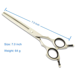 กรรไกรซอยบางสำหรับช่างตัดผมทำจากสเตนเลสสตีลจากเยอรมัน - Product Image 3