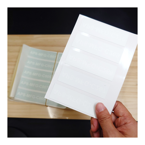 Autocollant de sécurité de vide imperméable en plastique d'impression - Product Image 2