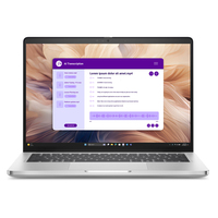 Ordinateur portable professionnel haut de gamme Dell Pro 14 Plus PB14250, nouveau modèle 14 pouces, Intel Ultra5-235U 12 cœurs, RAM DDR5, SSD M.2, caméra
