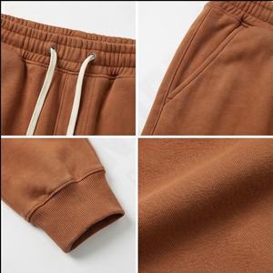 Streetwear 360 g/m² de logo personnalisé pantalon évasé lavé à l'acide pantalon de survêtement évasé lavé au soleil à grande impression pantalon polaire homme hiver hiver - Product Image 4