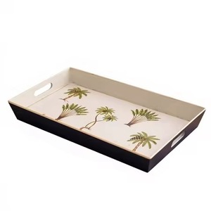 Bandeja de servir de madera de acacia de alta calidad para el desayuno en la cama, organizador de encimera de cocina y presentación elegante de alimentos. - Product Image 6