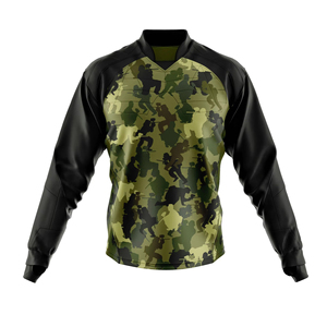 Custom <b>Paintball</b> Jersey Sublimation Printing Long Sleeve Breathable Quick Dry Performance Shirt - Product Image 1