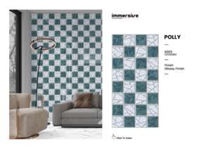 Azulejos de Porcelana Architect Choice 60X120CM 600X1200MM 24X48 Acabado Brillante Formato Grande Para Interiores Contemporáneos - Product Image 2