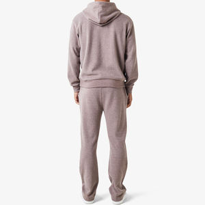Sweat à capuche homme hiver streetwear uni, design imprimé personnalisé, respirant, en molleton 100% coton. - Product Image 2