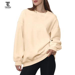 Sudaderas de Felpa para Mujer 2026, Cuello Redondo, para Gimnasio, de Algodón Transpirable, de Lujo, Talla Grande, al por Mayor, OEM - Product Image 1