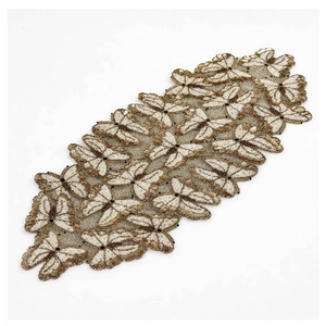 Hot Selling Floral Design Glass Beaded <b>Table</b> <b>Runner</b> Decorative Beaded <b>Runner</b> Perfect for Dining Wedding Party & Everyday Use - Product Image 3
