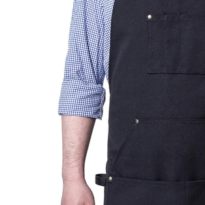 Tablier de Barbier en Gros avec Logo Personnalisé, Unisexe, Imperméable, en Cuir et Denim, pour Usage Quotidien en Salon - Product Image 5