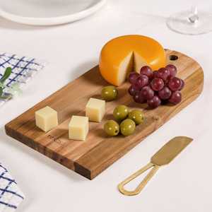 Planche à découper en bois d'acacia de qualité supérieure, faite à la main, durable, plateau de service pour fromage, utilisation polyvalente - Product Image 3