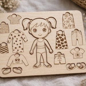 Tableau de routine quotidienne pour enfants, nouveau tableau de récompenses, best-seller, nouveau - jouet pour enfants intéressant en bois - fait main - Product Image 2
