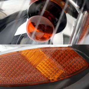 Faro Anteriore Sinistro/Lato Guida per Freightliner Columbia 2004-2017, con Luci Alogene e Xenon, Alloggiamento Nero, Riflettore Ambra - Product Image 6