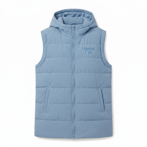 Chaleco acolchado de invierno para mujer, talla grande, sin mangas, con capucha, cremallera, bolsillos, cálido y casual, al por mayor - Product Image 4
