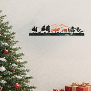 CIFbuy Decorazione da Parete Vintage in Ferro a Forma di Alce, Arte Invernale per Albero di Natale, per Soggiorno, Camera da Letto, Ingresso - Servizio di Ritiro Disponibile - Product Image 5