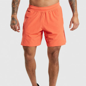 Shorts de sport pour hommes, couleur unie, séchage rapide, décontractés, pour la course à pied, l'entraînement et la gym. - Product Image 1