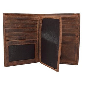 Portefeuille Homme Élégant en Cuir Véritable Léger avec Logo Personnalisé, Porte-Cartes Premium de Haute Qualité, Durable, Court, Anti-RFID, Pliable 2026 - Product Image 1