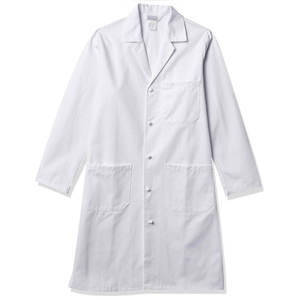 เสื้อกาวน์แพทย์แบบยาวสำหรับมืออาชีพ  แบบ unisex  สีสันปรับแต่งได้ แขนยาว ติดกระดุม กระเป๋าขนาดใหญ่ ปรับแต่งได้ตามต้องการ - Product Image 1