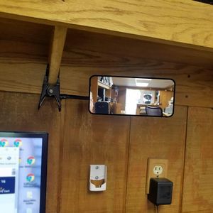 Specchio di Sicurezza Convesso per Cubicoli, in Vetro Flessibile con Clip, Monitor da Scrivania per Sicurezza Personale e Visione Posteriore Ovunque - Product Image 4