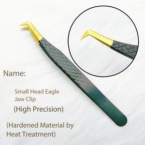 Pinces professionnelles pour extensions de cils, pointes en acier inoxydable, précision, durabilité, prise parfaite, longueur 10 mm, cils de 0,03 mm - Product Image 5