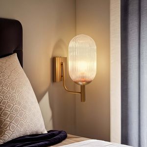 Lampada da parete in bronzo e trasparente effetto goccia di rugiada - Product Image 1