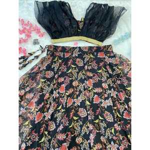 <b>Beautiful</b> Evening Dresses Lehenga Choli with Stunning Print for Parties - Product Image 3