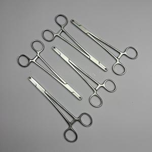 Pinces hémostatiques droites, lot de 5, en acier inoxydable SS420, finition satinée, réutilisables, instrument médical de Dentavex - Product Image 1