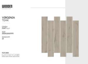 Baldosa de porcelana mate de tono natural 8x48 diseñada para soportar el alineamiento estilo tabla, con superficie lisa, equilibrada y duradera. - Product Image 5