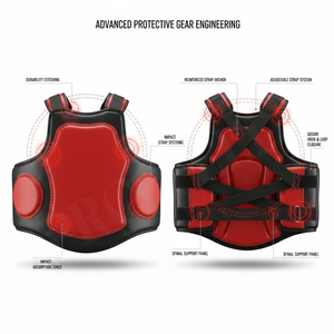 Protector de Pecho Ajustable con Logotipo Personalizado, Bajo MOQ, para Artes Marciales, MMA, Karate, Taekwondo, Kickboxing, Chaleco de Entrenamiento - Product Image 2