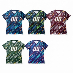 เสื้อวอลเลย์บอลทรงเรขาคณิต ดีไซน์สวย ราคาประหยัด คอกลม ระบายเหงื่อได้ดี ผลิตจากโพลีเอสเตอร์ผสมสแปนเด็กซ์ สำหรับผู้ใหญ่ ใส่ได้ทั้งชายและหญิง สีสันปรับแต่งได้ - Product Image 6