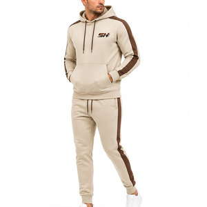 Conjunto Deportivo Masculino de Tela de Algodón de Primera Calidad, Ideal para Entrenamiento en el Gimnasio, Ropa de Invierno, Personalizable con Etiqueta Privada - Product Image 1
