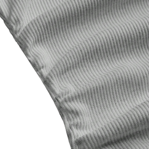 Camiseta sin mangas acanalada para mujer, estilo racerback, ajustada, elástica, de spandex/poliéster, de secado rápido, transpirable, informal, suave, para verano - Product Image 5