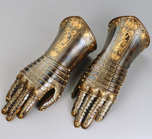 Guantes de Armadura Metálica Hechos a Mano para Reenactaciones Medievales, Festivales, Exhibiciones Históricas y Eventos de Cosplay - Product Image 6