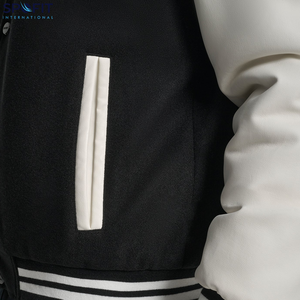 Fabricant OEM – Blousons universitaires de haute qualité pour garçons, blousons de baseball personnalisés avec broderie, blousons universitaires style streetwear pour hommes - Product Image 4