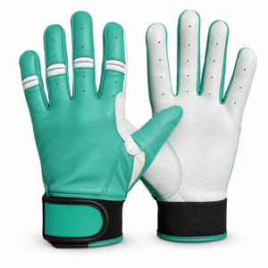 Gants de frappe en cuir rouge personnalisables pour adultes unisexes, gauche/droite, avec fermeture auto-agrippante, durables, légers et respirants - Product Image 2