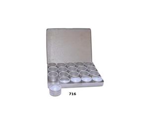 Boîtes rectangulaires en aluminium de haute qualité 33 mm 20 pièces. pour les outils et équipements de bijouterie, utilisation pour la fabrication de bijoux, vente en gros d'outils - Product Image 3